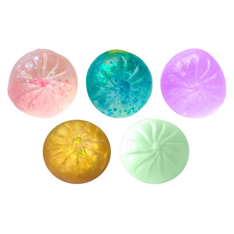 Surprise Squishy Bamboo Steamer Case Sparkle Dumpling