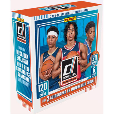 Panini 2025/26 Donruss Basketball Mega Box Trading Cards 120 pc