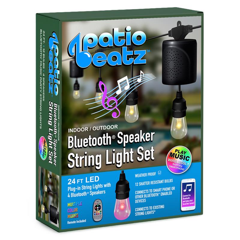 Patio Beatz Multicolored Plug In 18 W LED Rope Light with Remote