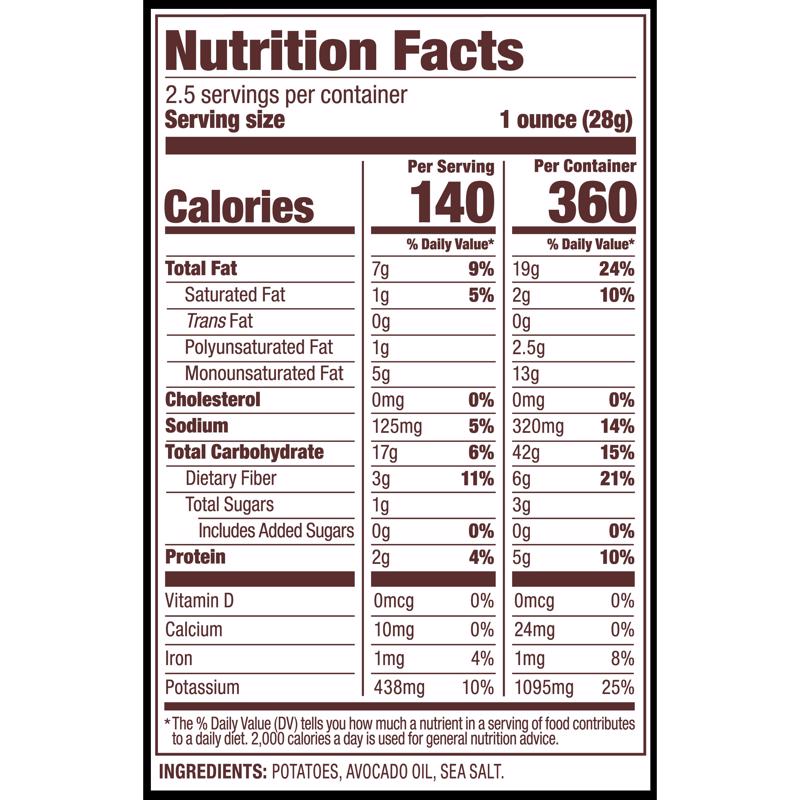 Jackson's Sea Salt Kettle Cooked Potato Chips 2.5 oz Bagged