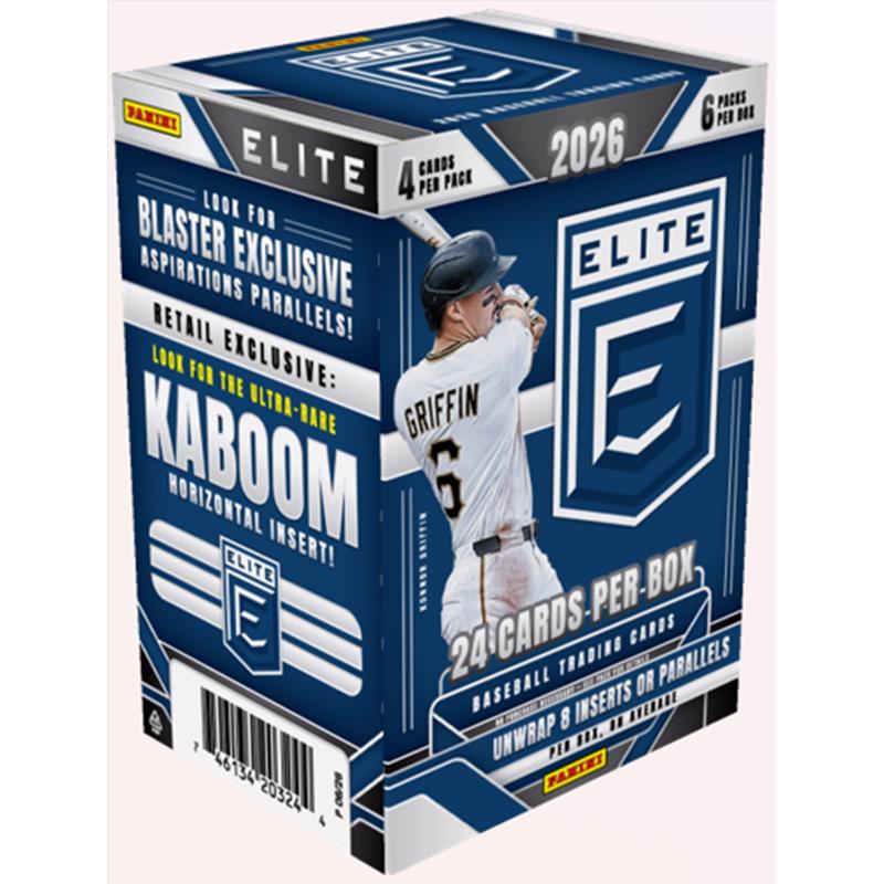 Panini 2026 Donruss Elite Baseball Blaster Box Trading Cards 90 pc