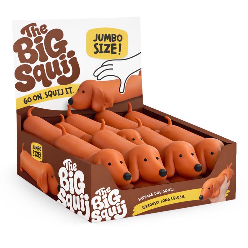 Keycraft Big Squij Dachshund Squishy Toy