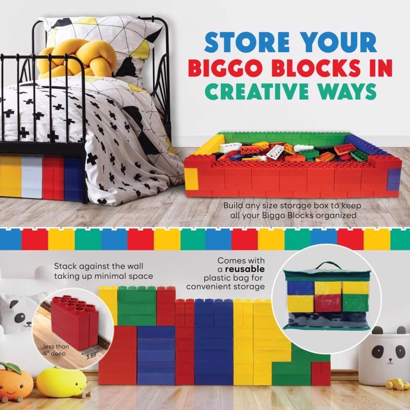 Biggo Blocks 3 Car Racer Building Block Set Assorted 9 pc