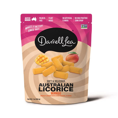 Darrell Lea Mango Licorice 7 oz