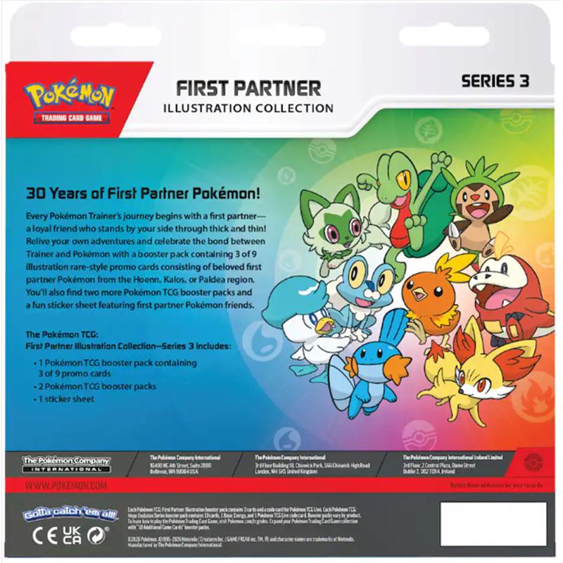 Pokemon First Partner Illustration Box Series 3 Trading Cards