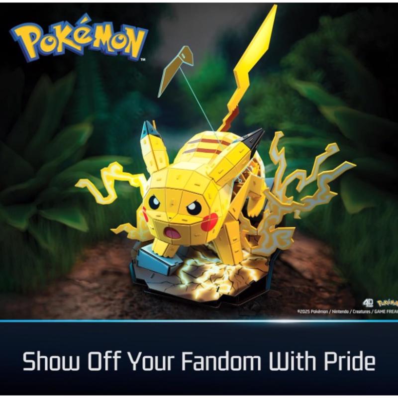 Pokemon Pikachu 4D Puzzle