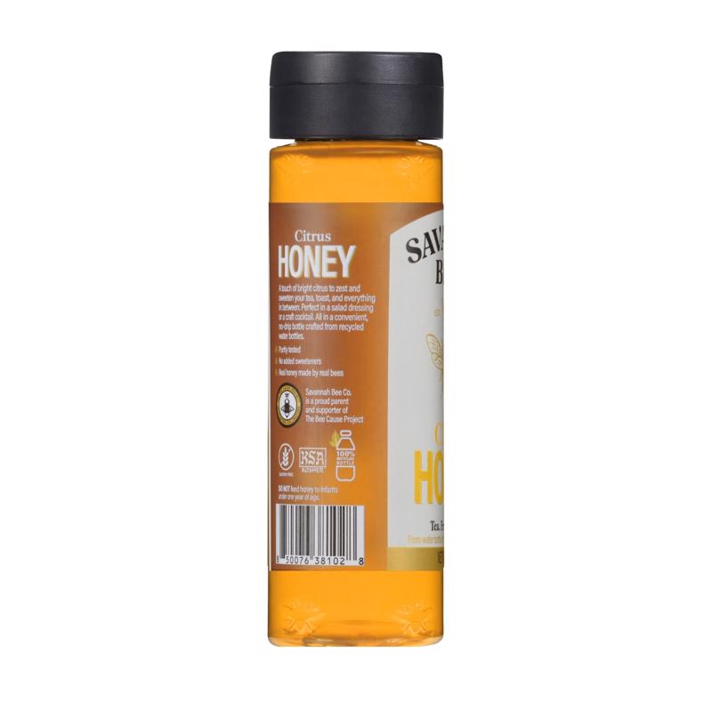 Savannah Bee Company Citrus Honey 12 oz Bottle