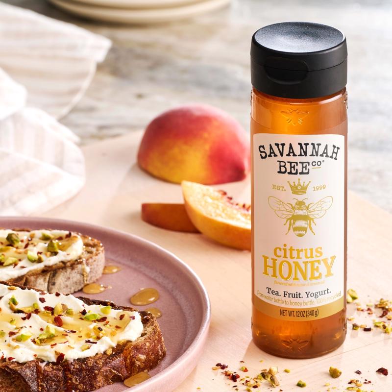 Savannah Bee Company Citrus Honey 12 oz Bottle