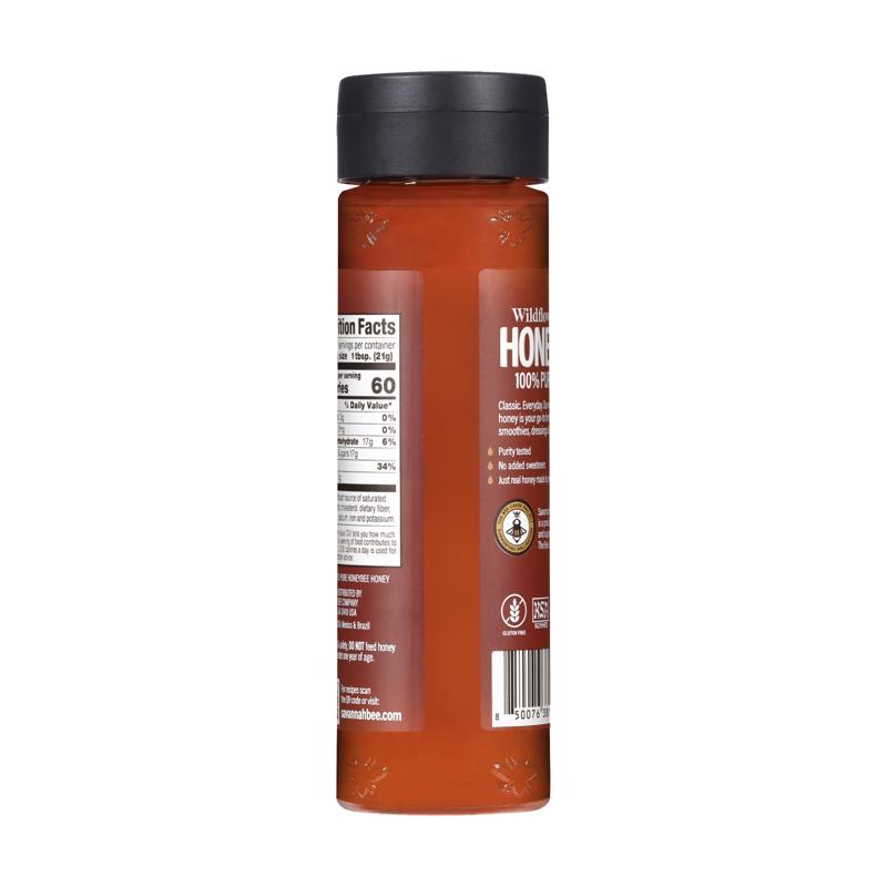 Savannah Bee Company Wildflower Honey 12 oz Bottle