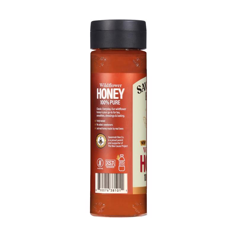 Savannah Bee Company Wildflower Honey 12 oz Bottle