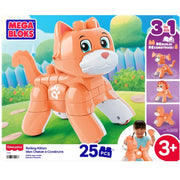 Mega Bloks Rolling Kitten Building Set