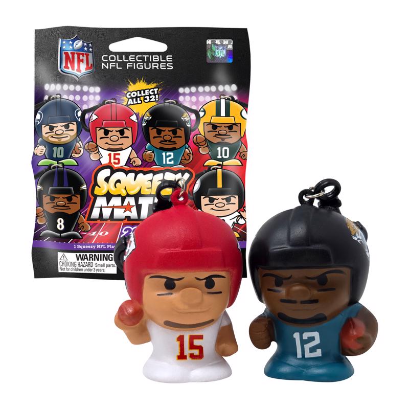 Party Animal Squeezymates Football Collectible Figure Multi
