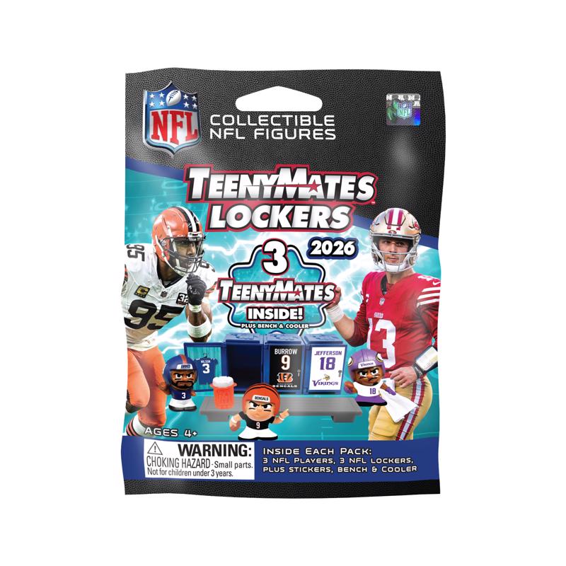 Party Animal Teenymates Football Collectible Figure Multicolor