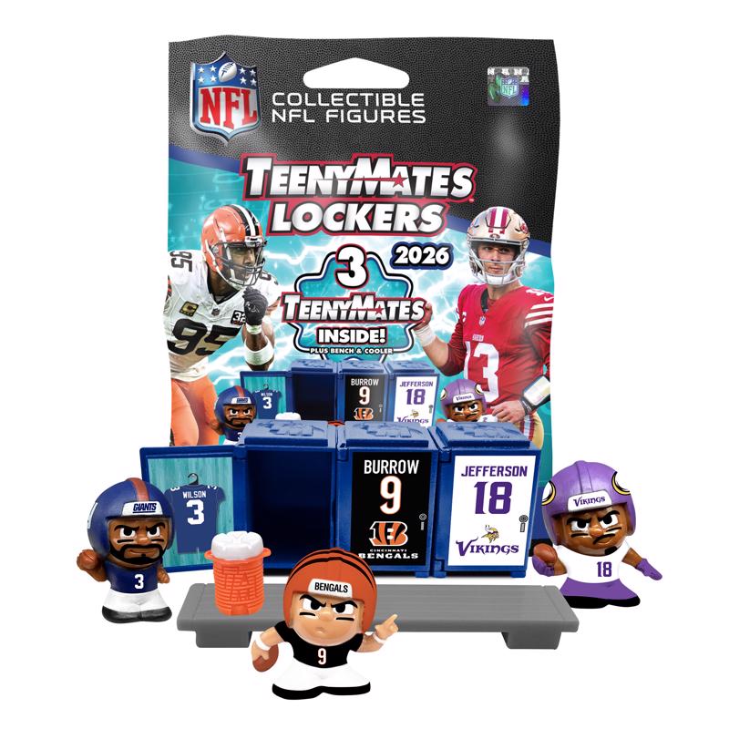 Party Animal Teenymates Football Collectible Figure Multicolor