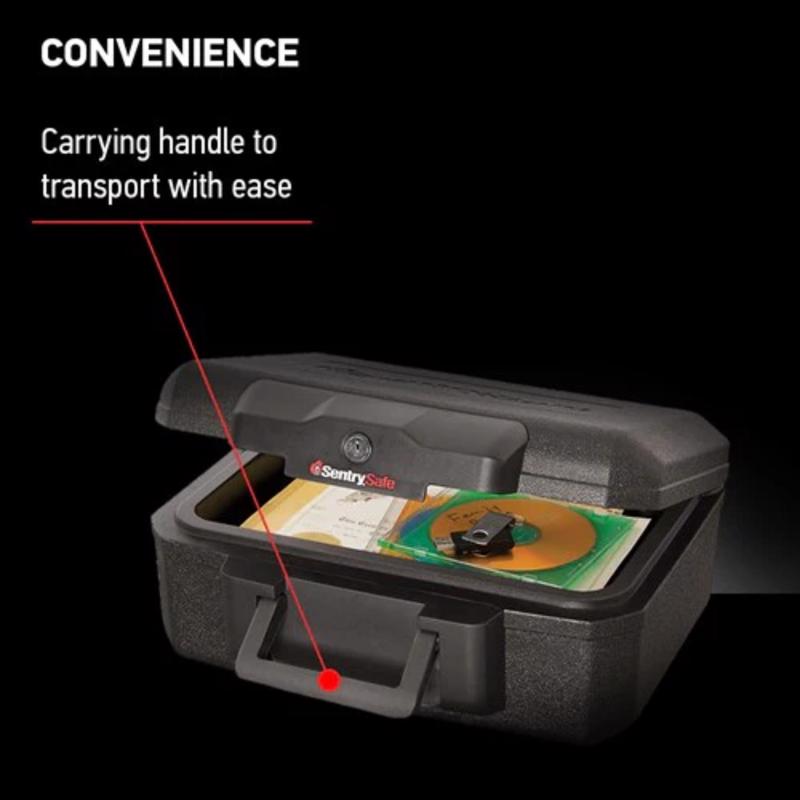 Sentry Safe 0.18 cu ft Black Fire Chest