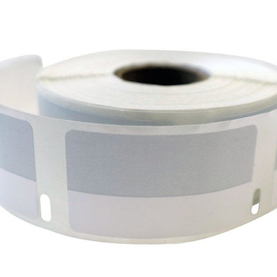 Dymo Printer Adhesive Backed Gray Bin Tag Labels - Roll