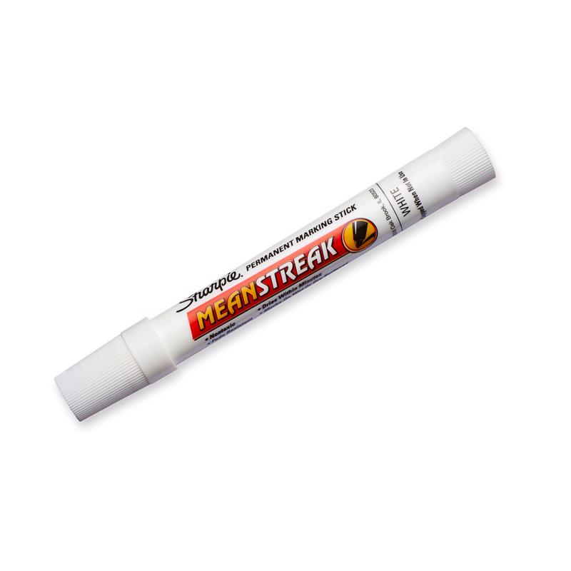 Sharpie Mean Streak White Bold Tip Permanent Marking Stick
