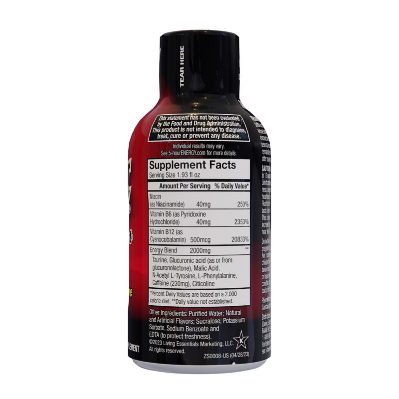 5-hour Energy Extra Strength Sugar Free Berry Energy Shot 1.93 fl. oz.