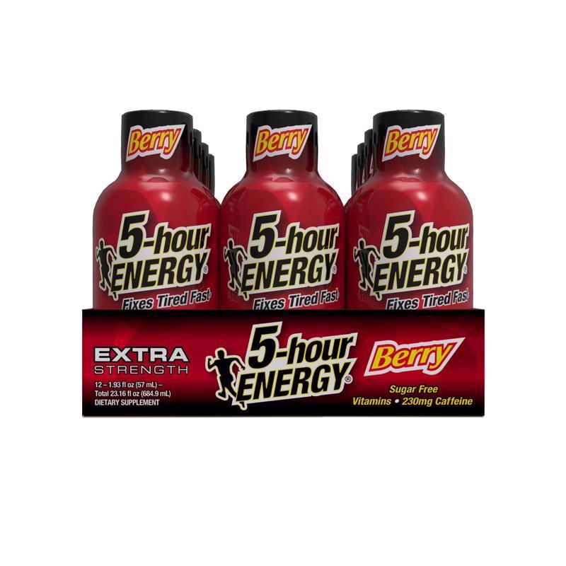 5-hour Energy Extra Strength Sugar Free Berry Energy Shot 1.93 fl. oz.