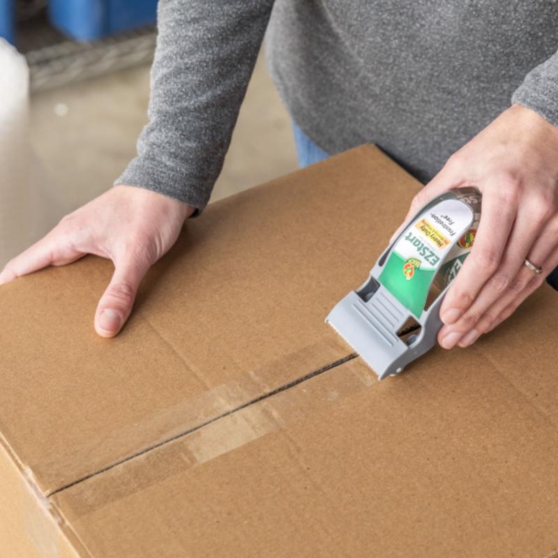 Duck EZ Start 1.88 in. W X 55 yd L Heavy-Duty Packaging Tape with Dispenser