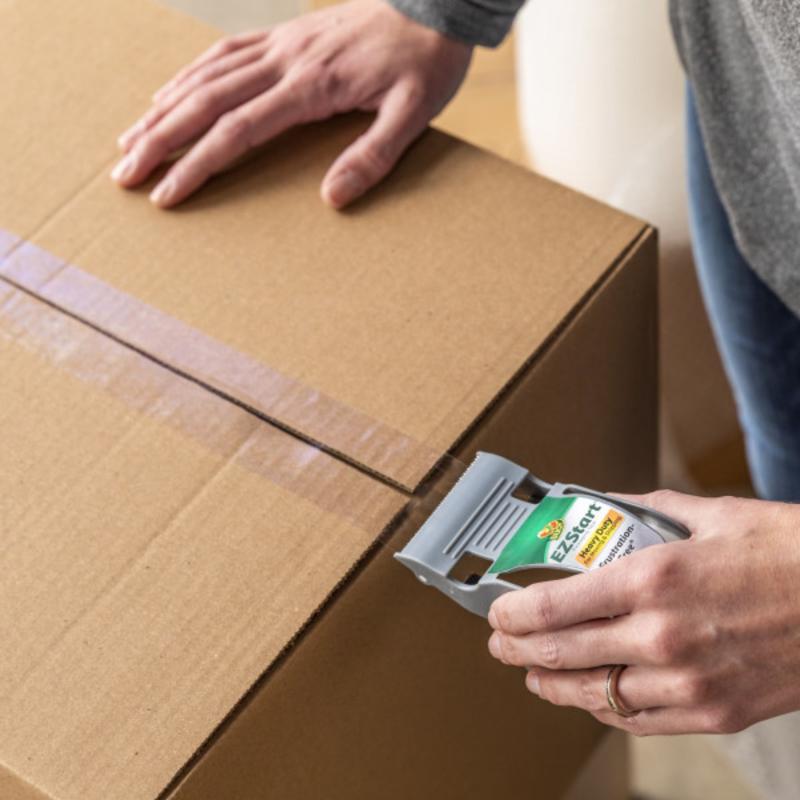 Duck EZ Start 1.88 in. W X 55 yd L Heavy-Duty Packaging Tape with Dispenser