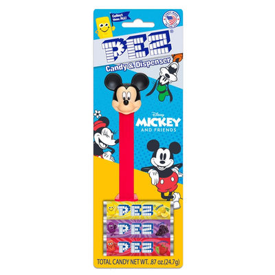 PEZ Mickey and Disney Friends Candy & Dispenser Plastic