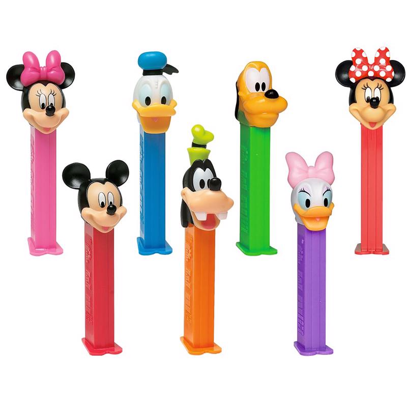 PEZ Mickey and Disney Friends Candy & Dispenser Plastic