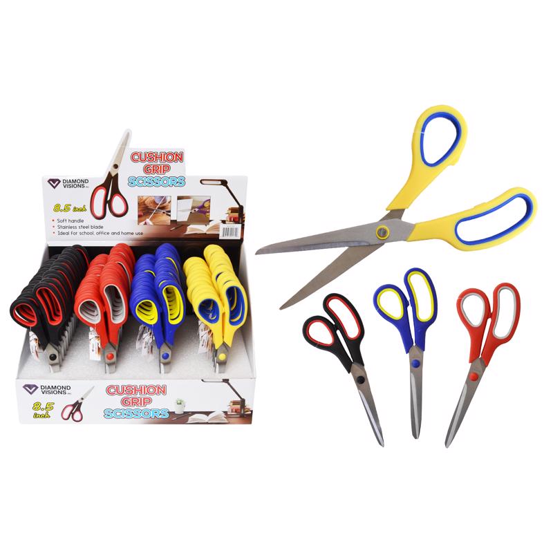 Diamond Visions Stainless Steel Soft Grip Scissors