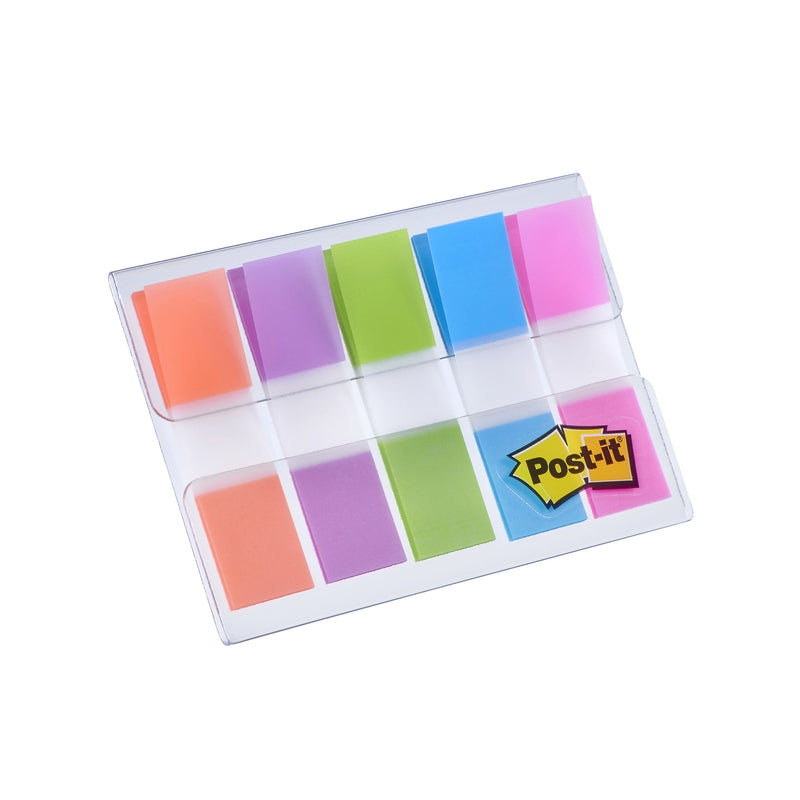 Post-it 0.5 in. W X 1.7 in. L Assorted Flag Page Markers 5 pad