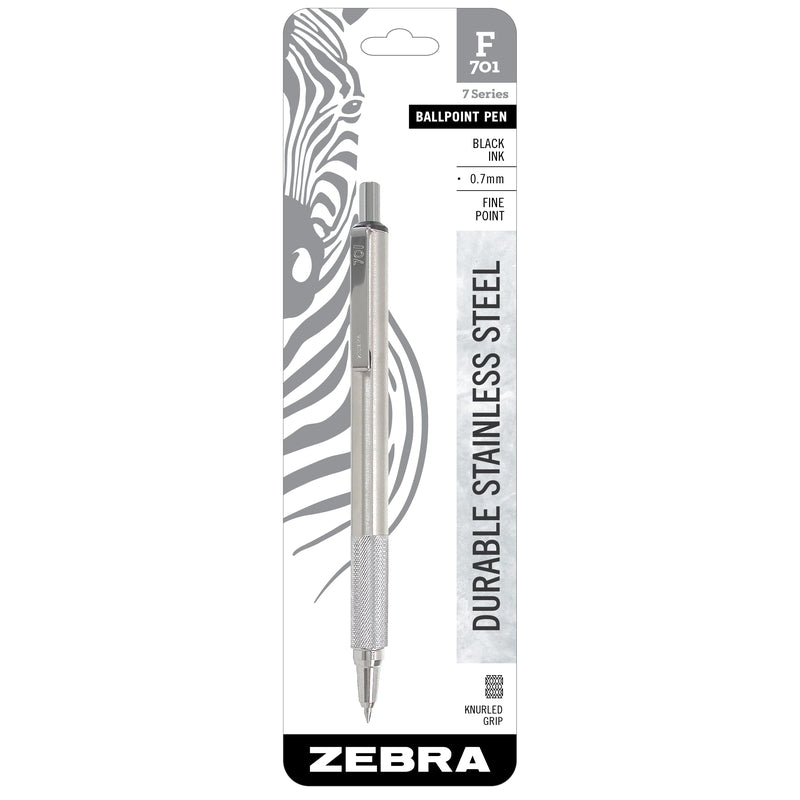 Zebra F-701 Black Retractable Ball Point Pen
