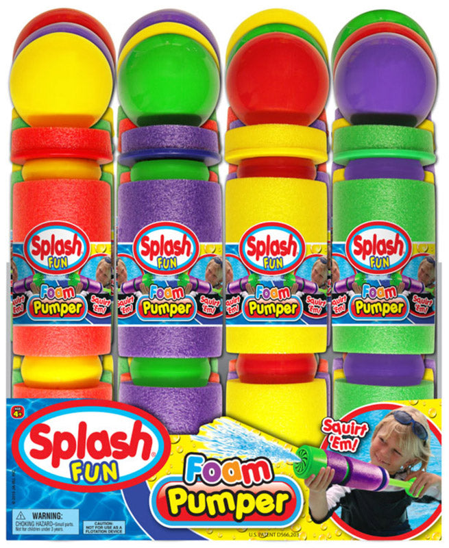 Ja-Ru Splash Foam Pumper Water Toy Soft Foam/Plastic