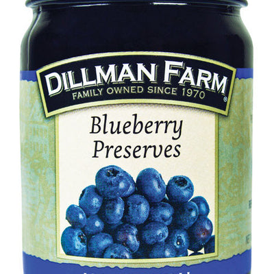 Dillman Farm All Natural Blueberry Preserves 16 oz Jar