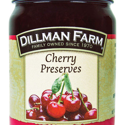Dillman Farm All Natural Cherry Preserves 16 oz Jar