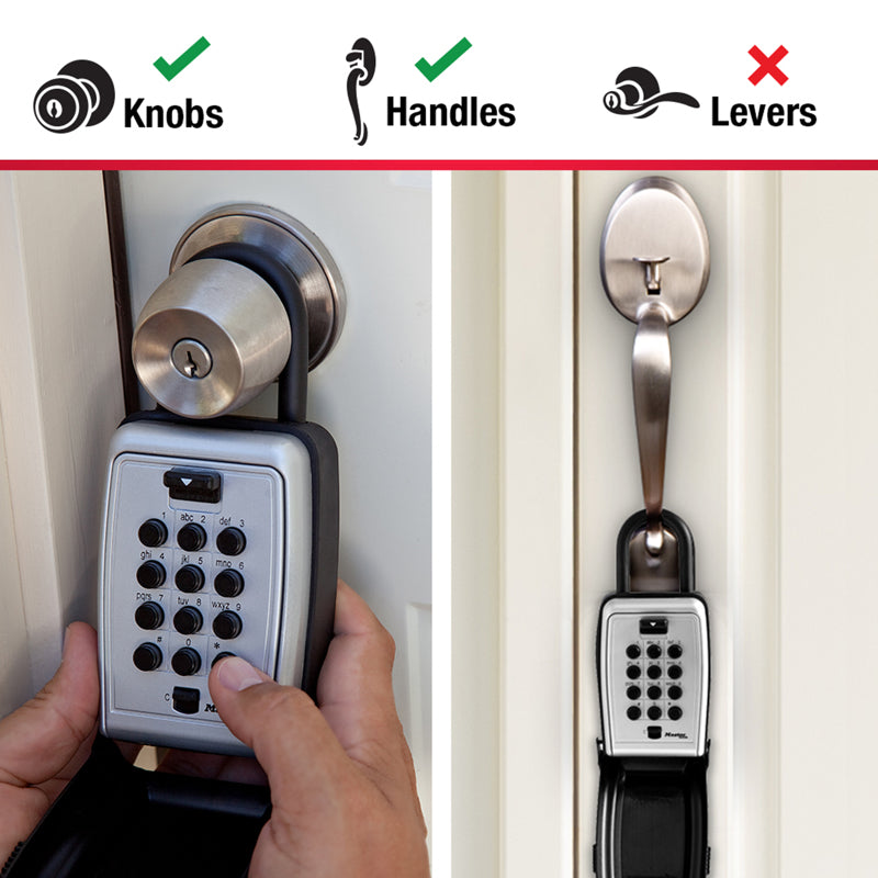 Master Lock 3.13 in. W Metal 4-Digit Combination Lock Box