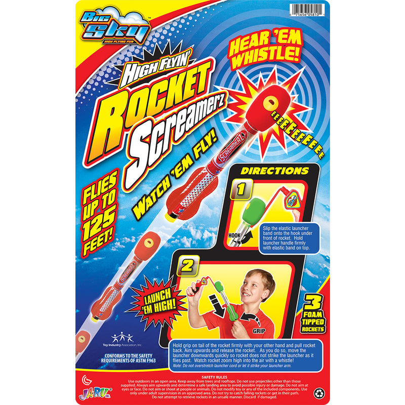 Ja-Ru Big Sky Rocket Screamerz 4 pc
