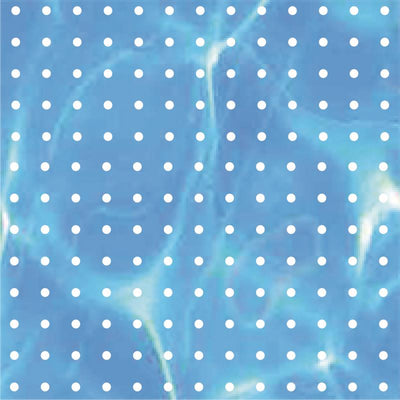 Blue Punched Backer Paper 90 in. H X 46 in. W