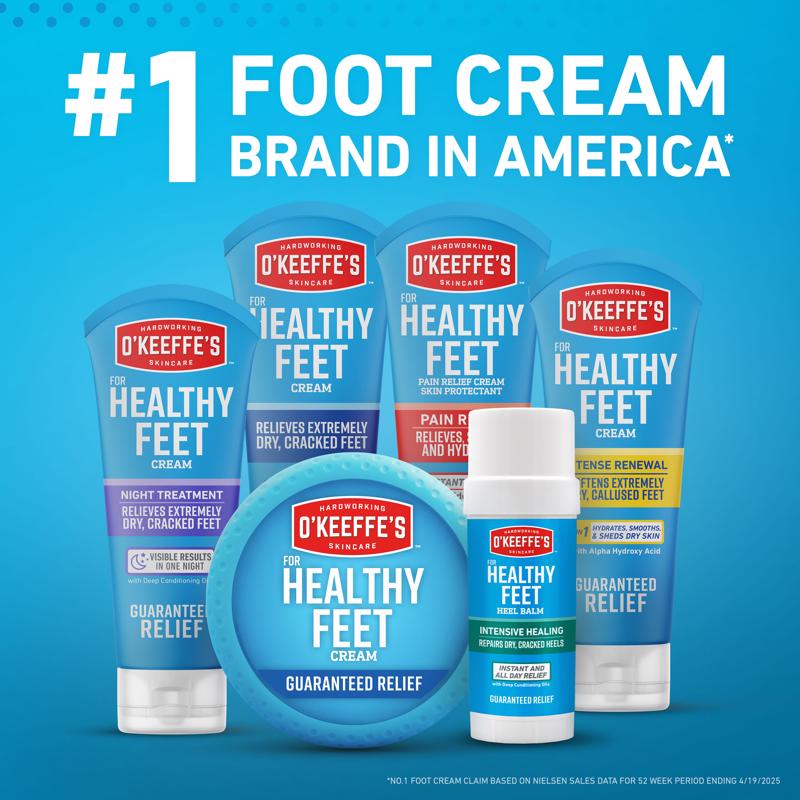 O'Keeffe's Healthy Feet No Scent Foot Repair Cream 3 oz