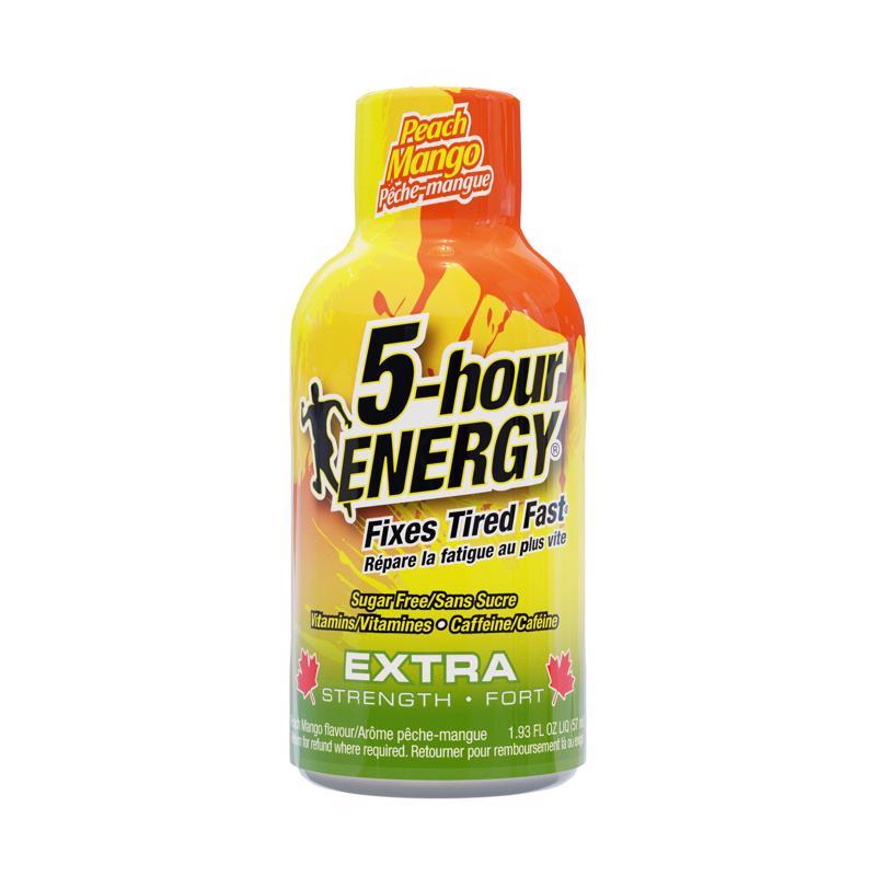 5-hour Energy Extra Strength Sugar Free Peach Mango Energy Shot 1.93 fl. oz.