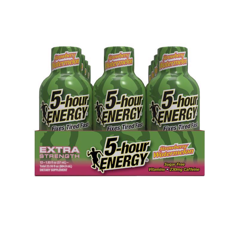 5-hour Energy Extra Strength Sugar Free Strawberry Watermelon Energy Shot 1.93 fl. oz.