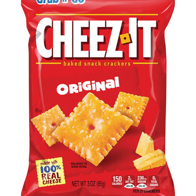 Cheez-It Grab n' Go Original Crackers 3 oz Pegged