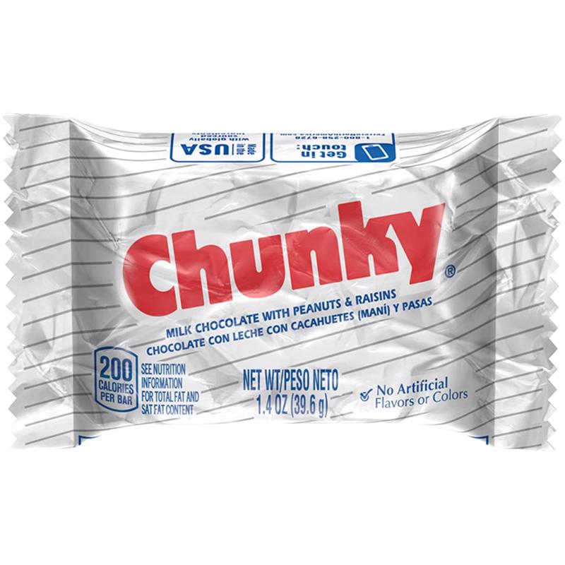 Nestle Chunky Chocolate/Peanut/Raisins Candy Bar 1.4 oz