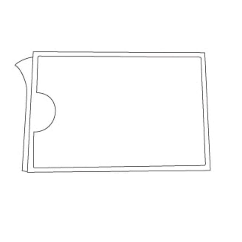 Plastic Adhesive POP Pouch 1.5 in. H X 2 in. W