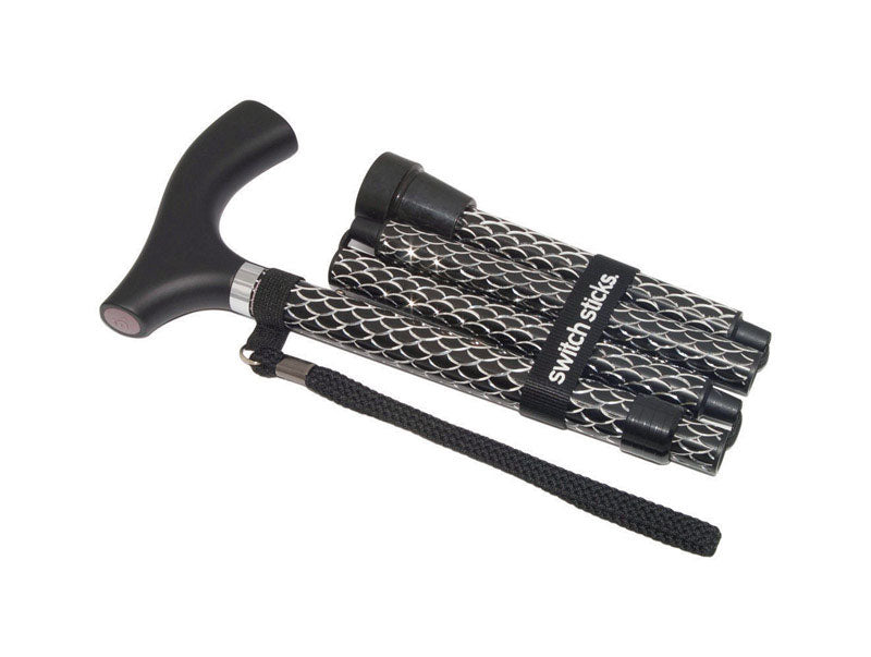 Brazos Walking Sticks Soiree Folding Walking Stick Aluminum