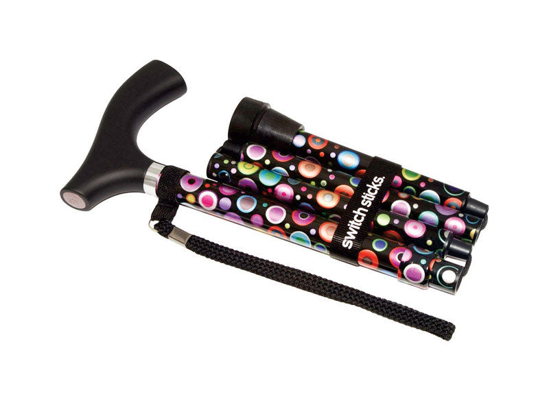 Brazos Walking Sticks Bubbles Folding Walking Stick Aluminum