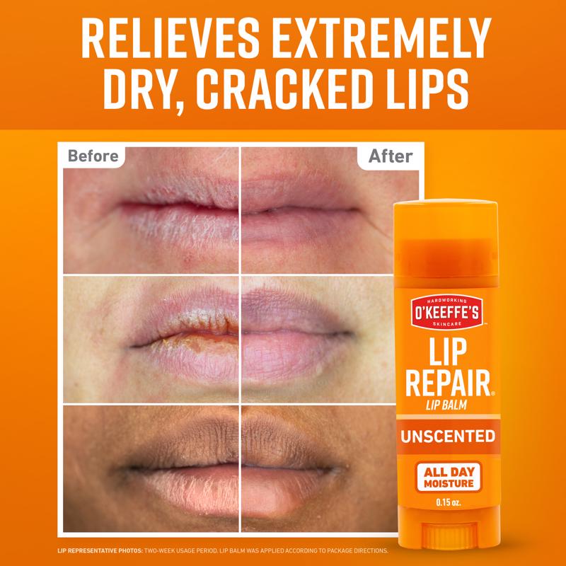 O'Keeffe's Lip Repair No Scent Lip Balm 0.15 oz