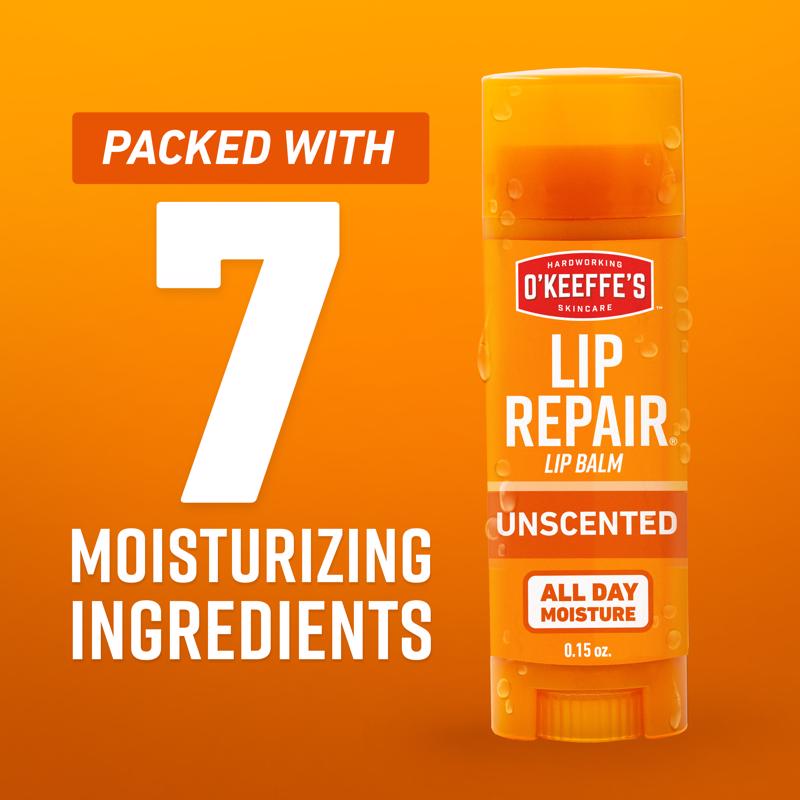 O'Keeffe's Lip Repair No Scent Lip Balm 0.15 oz