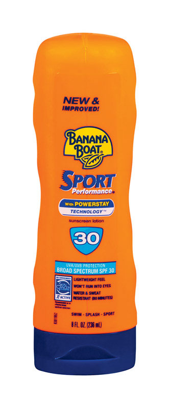 Banana Boat Sport Performance No Added Fragrance Scent Shielding Lotion 8 oz