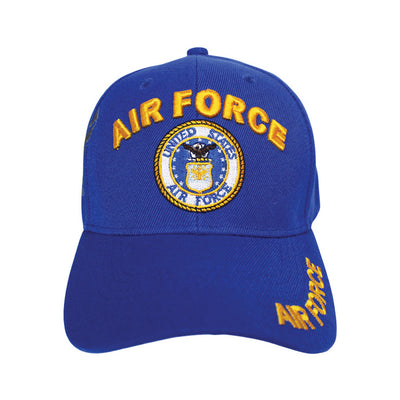 JWM U.S. Air Force Logo Baseball Cap Royal Blue One Size Fits All