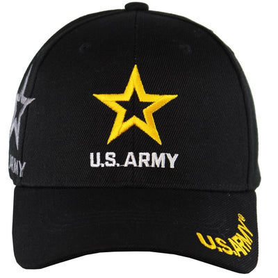 JWM U.S. Army Logo Baseball Cap Black One Size Fits All