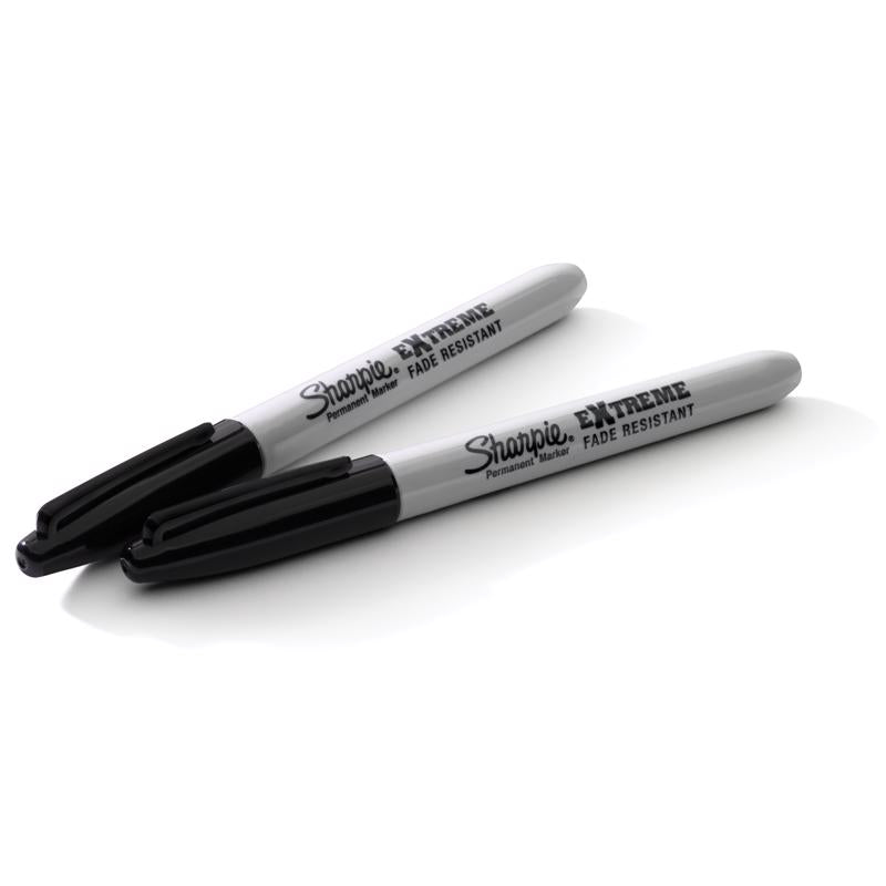Sharpie Extreme Black Fine Tip Permanent Marker 2 pk